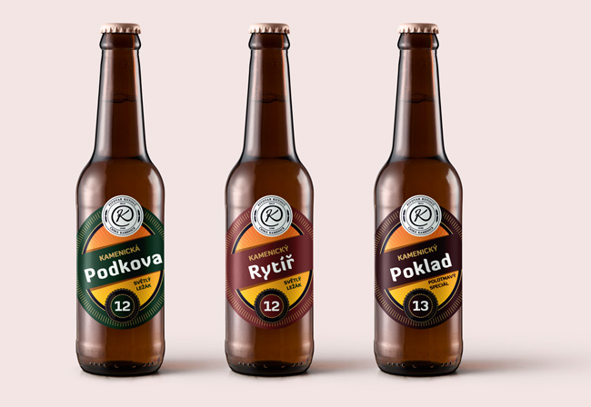 Pivovar Kotouč - pivní etikety